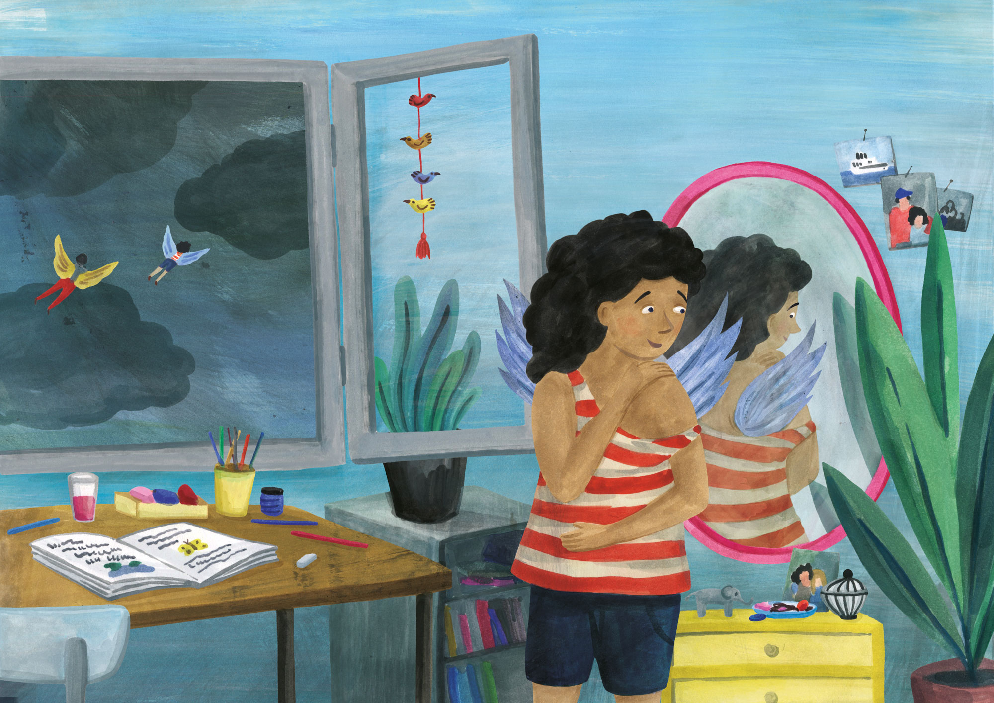 Leonie lernt fliegen - Umschlag / Leonie learns to fly - cover